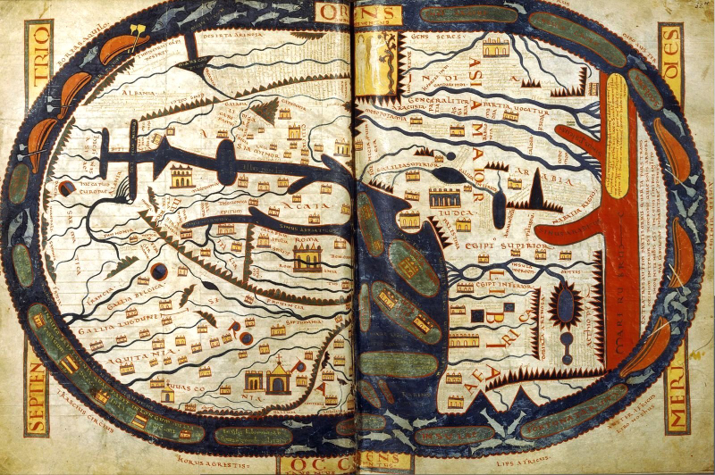 Illustration for article titled These Rarely Seen Maps Turn Earth Into A Land From A Fantasy Novel